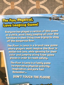 FAMILY GAME:  "THE FLOOR IS HOT LAVA"