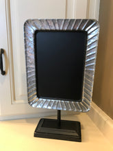 LIGHTWEIGHT, FARMHOUSE-STYLE CHALKBOARD WITH GALVANIZED FRAME