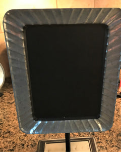 LIGHTWEIGHT, FARMHOUSE-STYLE CHALKBOARD WITH GALVANIZED FRAME