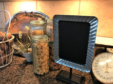 LIGHTWEIGHT, FARMHOUSE-STYLE CHALKBOARD WITH GALVANIZED FRAME