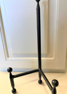 SMALL/LARGE CAST IRON TRIPOD-STYLE EASELS/STANDS