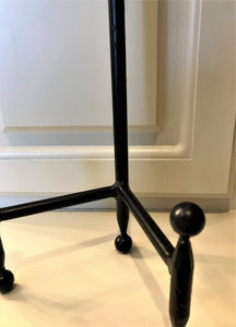 SMALL/LARGE CAST IRON TRIPOD-STYLE EASELS/STANDS