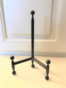 SMALL/LARGE CAST IRON TRIPOD-STYLE EASELS/STANDS