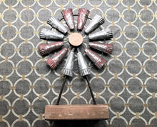 GORGEOUS, RUSTIC GALVANIZED/IRON/WOOD WINDMILL DECOR