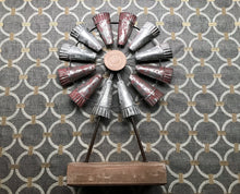 GORGEOUS, RUSTIC GALVANIZED/IRON/WOOD WINDMILL DECOR