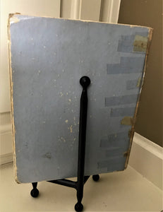 SMALL/LARGE CAST IRON TRIPOD-STYLE EASELS/STANDS