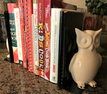 WHO-WHOOO NEEDS BOOKENDS? TWIN OWLS BLACK-STEEL BOOKENDS (SET OF TWO)