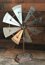 B I G  AND  B E A U T I F U L  AND  R U S T I C  GALVANIZED WINDMILL SITTING DECOR