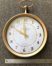 QUAINT "POCKET-WATCH" ROSE-GOLD WALL CLOCK