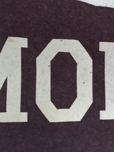 VERY RARE, VERY SPECIAL, VERY BEAUTIFUL "MORTON" EXTRA-LARGE VINTAGE COLLEGE PENNANT