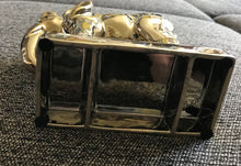 GORGEOUS GOLD ELEPHANT SITTING DECOR