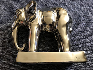 GORGEOUS GOLD ELEPHANT SITTING DECOR