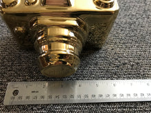 SAY CHEESE! SHINY-GOLD DECORATIVE CAMERA DECOR