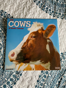 2018 JUST COWS CALENDAR (FREE UPON REQUEST, WITH ANY ORDER)
