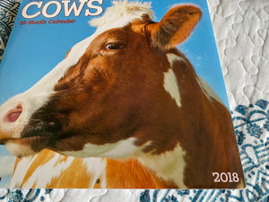 2018 JUST COWS CALENDAR (FREE UPON REQUEST, WITH ANY ORDER)