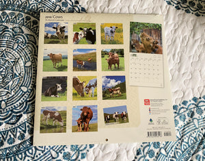 PAST-DATE COWS CALENDAR (FREE UPON REQUEST WITH ANY ORDER)