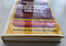 VINTAGE COOKBOOK "MCCALL'S BOOK OF WONDERFUL ONE-DISH MEALS" 1972 EDITION HARDBACK WITH DUST JACKET