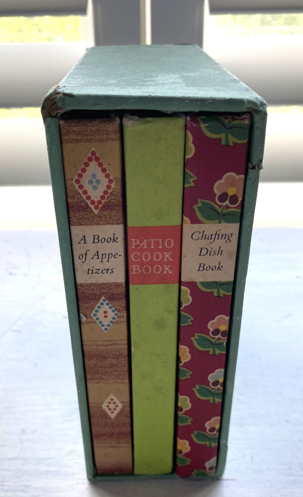 VINTAGE 3-COOKBOOK SET:  