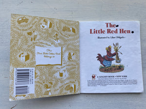 "THE LITTLE RED HEN"/A 1981 FIRST LITTLE GOLDEN BOOK ILLUSTRATED BY LILIAN OBLIGADO
