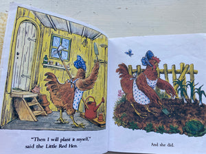 "THE LITTLE RED HEN"/A 1981 FIRST LITTLE GOLDEN BOOK ILLUSTRATED BY LILIAN OBLIGADO