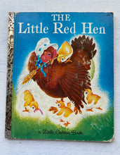 "THE LITTLE RED HEN" 1954 LITTLE GOLDEN BOOK (CHARMING VINTAGE CHILDREN'S BOOK, THE FIRST LITTLE GOLDEN BOOK VERSION OF THIS FOLK-TALE)