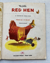 "THE LITTLE RED HEN" 1954 LITTLE GOLDEN BOOK (CHARMING VINTAGE CHILDREN'S BOOK, THE FIRST LITTLE GOLDEN BOOK VERSION OF THIS FOLK-TALE)