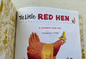 "THE LITTLE RED HEN/A FAVORITE FOLK-TALE" VINTAGE LITTLE GOLDEN BOOK (FIRST RANDOM HOUSE EDITION 2002)