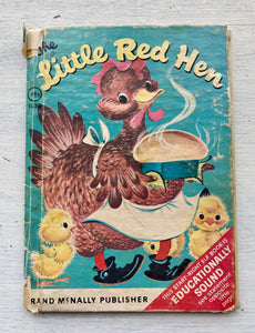 "THE LITTLE RED HEN" VINTAGE 1957 JUNIOR ELF BOOK (PRINTED IN THE USA)