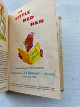 "THE LITTLE RED HEN" VINTAGE 1957 JUNIOR ELF BOOK (PRINTED IN THE USA)