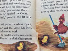 "THE LITTLE RED HEN" VINTAGE 1957 JUNIOR ELF BOOK (PRINTED IN THE USA)