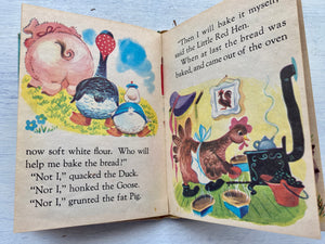 "THE LITTLE RED HEN" VINTAGE 1957 JUNIOR ELF BOOK (PRINTED IN THE USA)