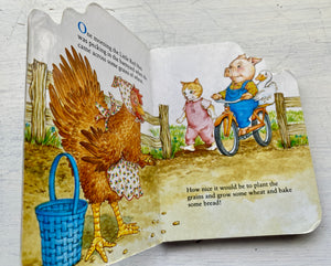 "THE LITTLE RED HEN" A PUDGY PAL BOARD BOOK (VINTAGE 1988 AND NOW RARER TO FIND)