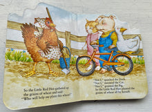 "THE LITTLE RED HEN" A PUDGY PAL BOARD BOOK (VINTAGE 1988 AND NOW RARER TO FIND)