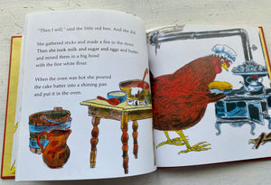 "THE LITTLE RED HEN" HARDBACK BOOK BY PAUL E. GALDONE (2011/LIKE NEW--AN ESPECIALLY BEAUTIFUL, PRE-OWNED CHILDREN'S BOOK)