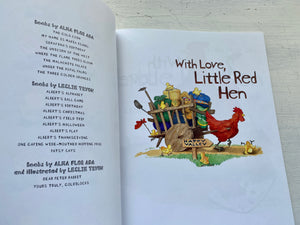 "WITH LOVE, LITTLE RED HEN" FUN, PRE-OWNED CHILDREN'S PAPERBACK BOOK (LIKE NEW)