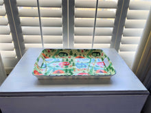 FUN AND FUNKY, GREAT-BIG HAPPY CAMPER MELAMINE SERVING TRAY