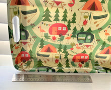 FUN AND FUNKY, GREAT-BIG HAPPY CAMPER MELAMINE SERVING TRAY