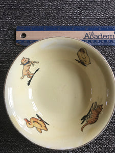 RARE, VERY SPECIAL, VINTAGE EDWIN KNOWLES CHILD'S CHINA BOWL