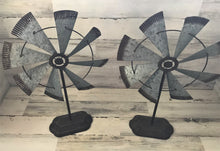 B I G  AND  B E A U T I F U L  AND  R U S T I C  GALVANIZED WINDMILL SITTING DECOR