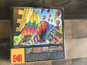 350-LARGE PIECES COLORFUL RAINBOW OF HOT AIR BALLOONS PUZZLE