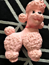 VERY RARE! ADORABLE! MID-CENTURY PINK POODLE LARGE TOY