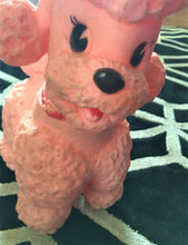 VERY RARE! ADORABLE! MID-CENTURY PINK POODLE LARGE TOY