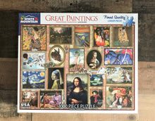 1,000-PIECE ARTSY PUZZLE FEATURING THE MOST FAMOUS-AND-FABULOUS PAINTINGS--THIS ONE IS SO STUNNING AND SO SPECIAL (MADE IN THE USA)