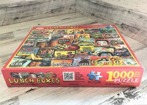 1,000-PIECE VINTAGE LUNCHBOXES PUZZLE--CUTE, CUTE, CUTE (MADE IN THE USA!)