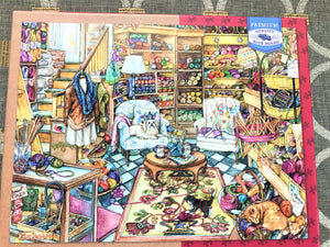 500-PIECE YE OLDE YARN SHOPPE CRAFT-Y PUZZLE