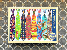 500-PIECE NECKTIES! GETCHYER NECKTIES! "DAD TIES" RAINBOW-Y PUZZLE