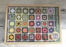 1,000-PIECE CRAFT-Y "GRANNY SQUARES" CROCHET PHOTO PUZZLE (MADE IN THE USA!)