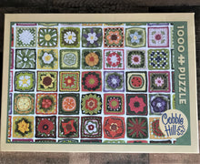 1,000-PIECE CRAFT-Y "GRANNY SQUARES" CROCHET PHOTO PUZZLE (MADE IN THE USA!)