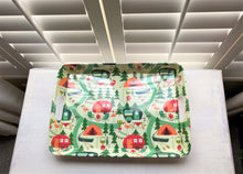 FUN AND FUNKY, GREAT-BIG HAPPY CAMPER MELAMINE SERVING TRAY