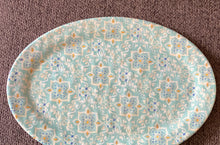 LARGE, LIGHT-MINT COLORED, MOSAIC TILE PATTERN MELAMINE PLATTER--PRETTY, PRETTY, PRETTY!